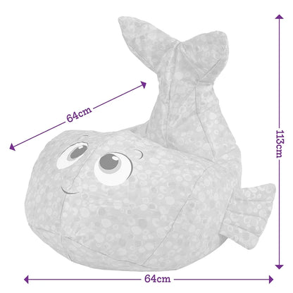 Eden Learning Finnley Fish Recliner Bean Bag ED1ZOOFISHOD 87862 8