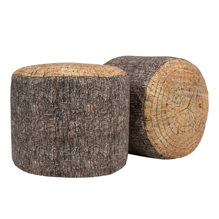 Eden Learning Learn About Nature Large Woodland Tree Stump Stool (Pack Of 2) ED2FSTODTREE MB61468 2
