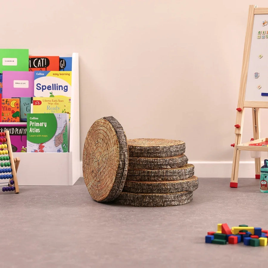 Eden Learning Learn About Nature Log Carry Cushions (Pack Of 6) ED6CCSHOD-TREE MB31634 4