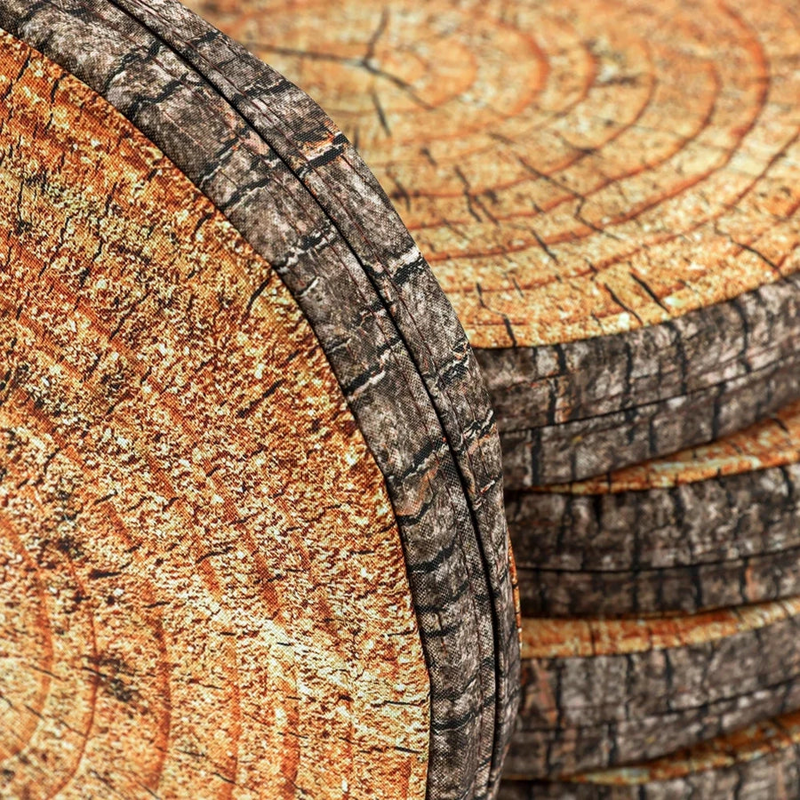 Eden Learning Learn About Nature Log Carry Cushions (Pack Of 6) ED6CCSHOD-TREE MB31634 7