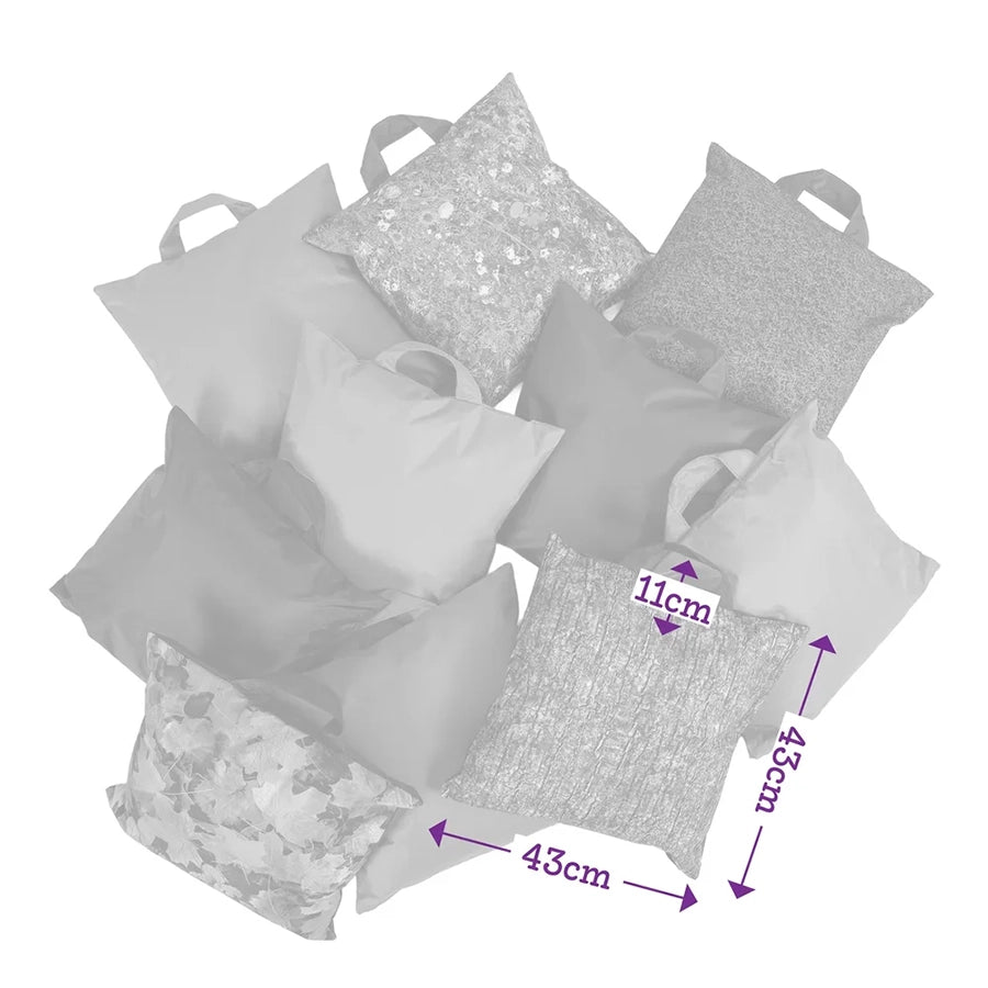 Eden Learning Learn About Nature Nature Print Square Grab & Go Cushions (Pk 10) ED10CUSHMIX-NAT 96123 4