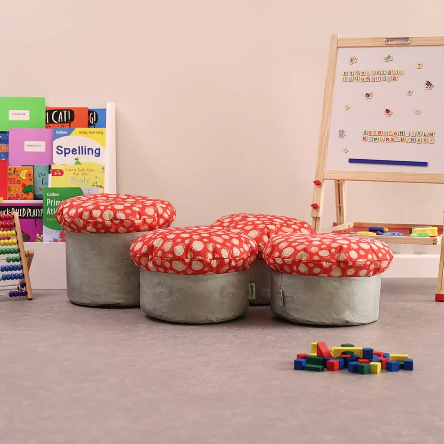 Eden Learning Learn About Nature Toadstool Mixed 4 Pack 1 Large & 3 Small Toadstools ED4BUN-TOAD SS30015 1