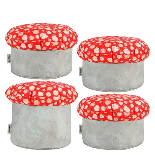 Eden Learning Learn About Nature Toadstool Mixed 4 Pack 1 Large & 3 Small Toadstools ED4BUN-TOAD SS30015 3