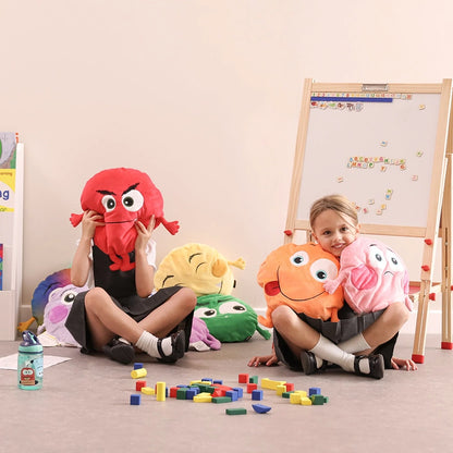 Eden Learning Monster Emotion Cushions (Pack of 10) ED10CUSHEMO MB31657 2