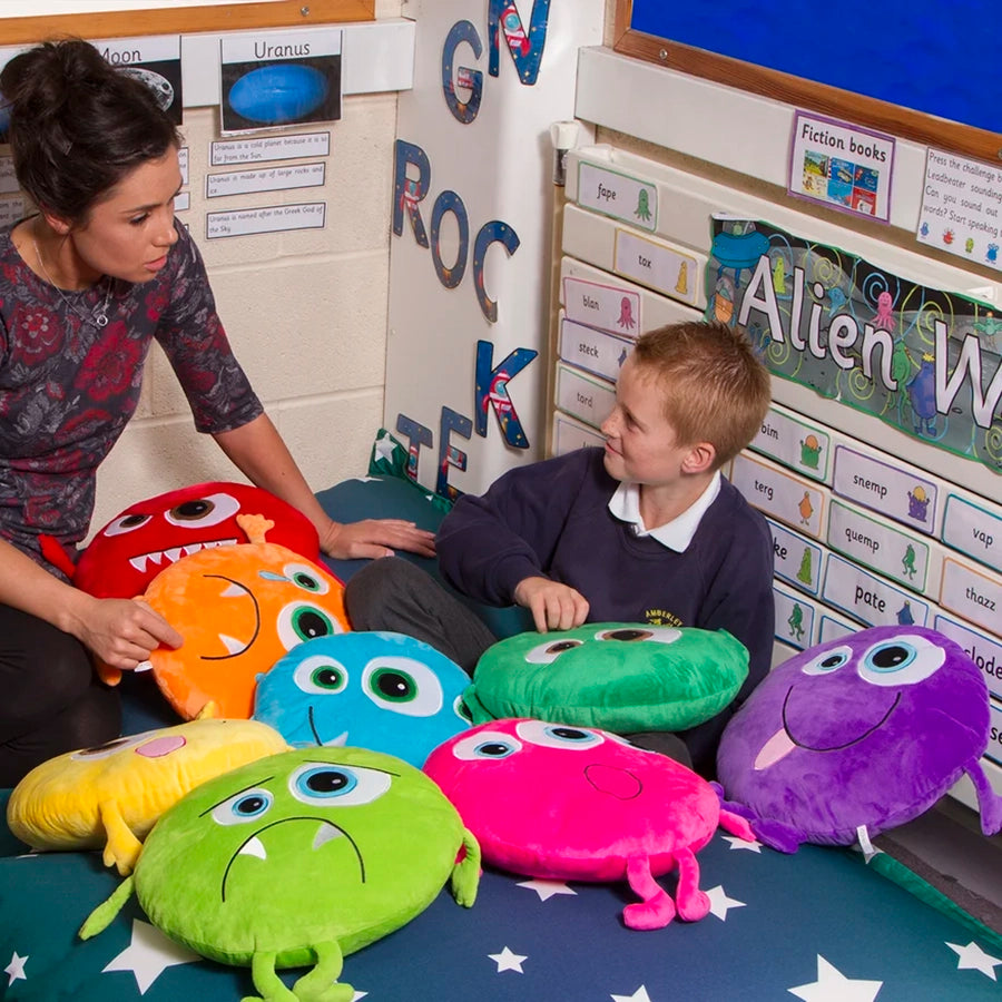 Eden Learning Monster Emotion Cushions (Pack of 10) ED10CUSHEMO MB31657 3