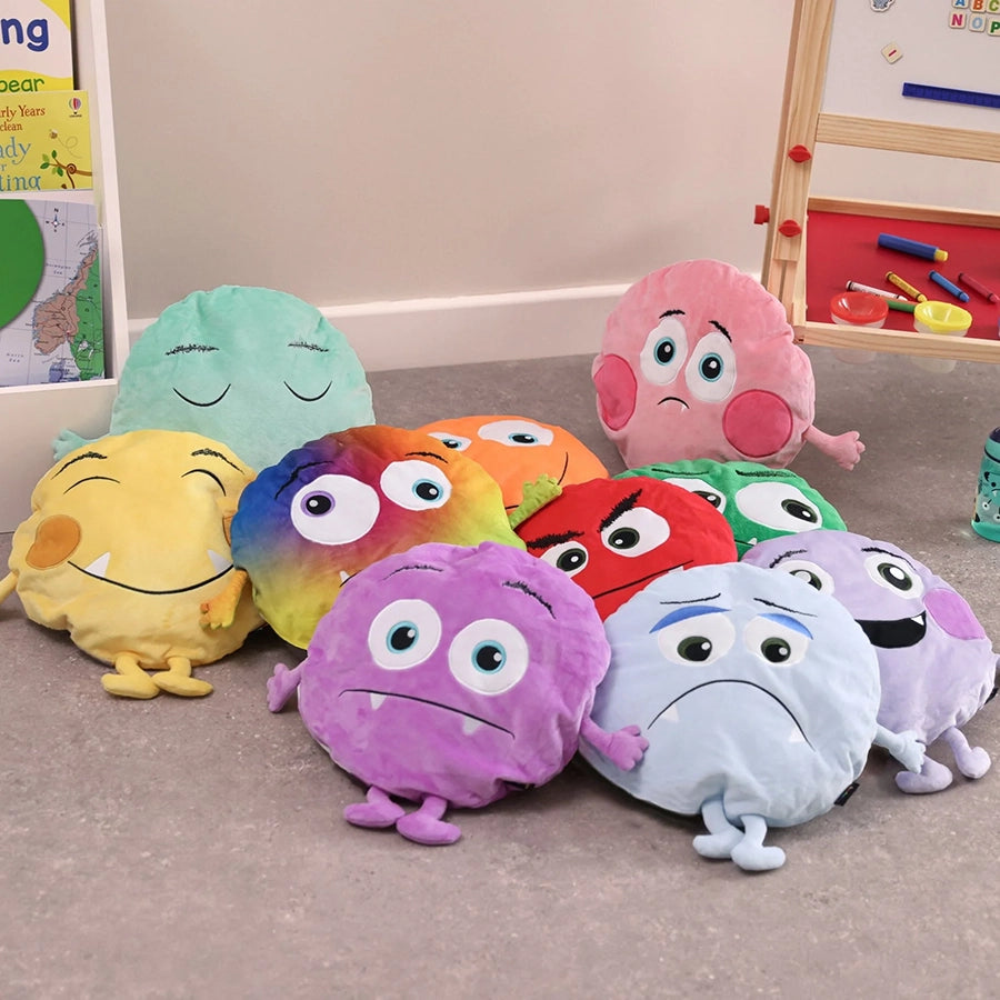 Eden Learning Monster Emotion Cushions (Pack of 10) ED10CUSHEMO MB31657 4