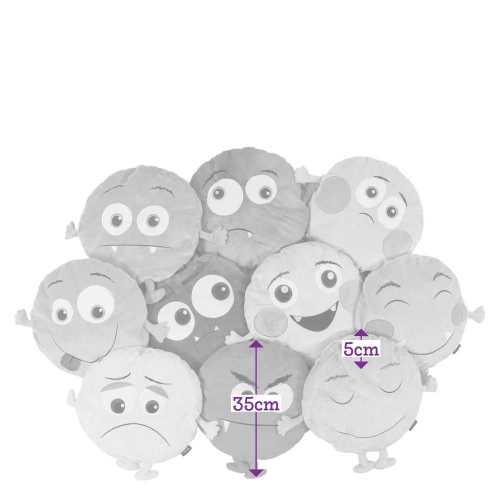 Eden Learning Monster Emotion Cushions (Pack of 10) ED10CUSHEMO MB31657 6