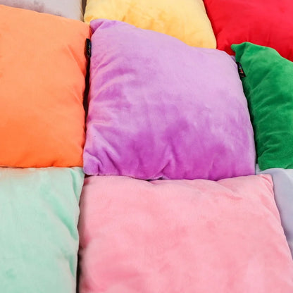 Eden Learning Small Bright Coloured Fleece Cushions - 10 Pack ED10CUSHFLBRI 96137 3