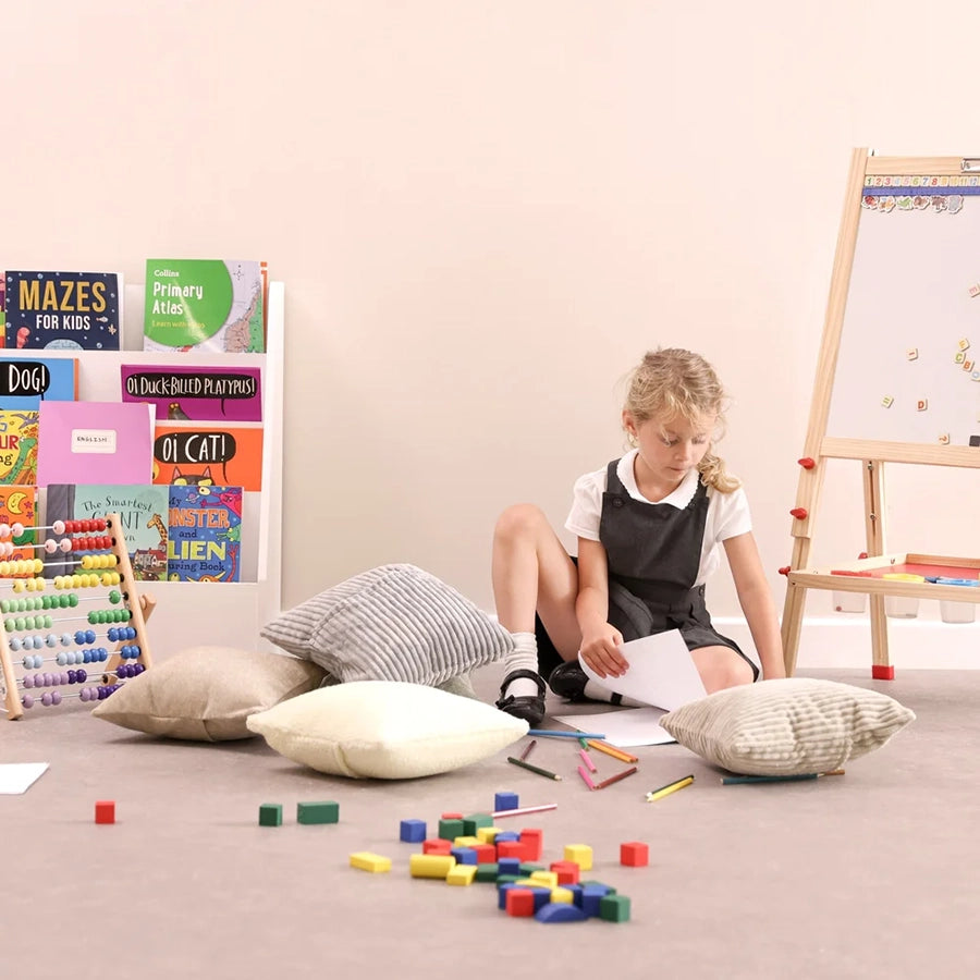 Eden Learning Small Natural Sensory Textured Cushions - 5 Pack ED5CUSHSENNAT 97970 2