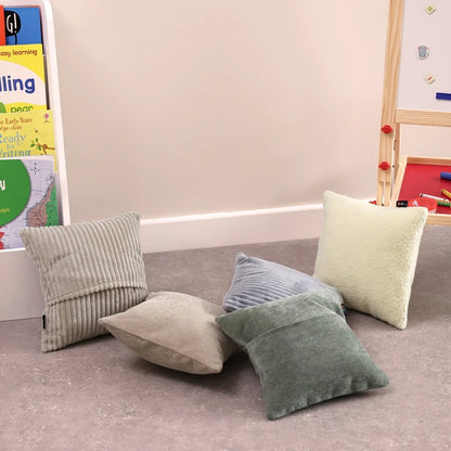 Eden Learning Small Natural Sensory Textured Cushions - 5 Pack ED5CUSHSENNAT 97970 3