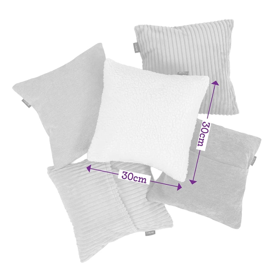 Eden Learning Small Natural Sensory Textured Cushions - 5 Pack ED5CUSHSENNAT 97970 6