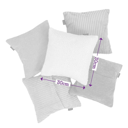 Eden Learning Small Natural Sensory Textured Cushions - 5 Pack ED5CUSHSENNAT 97970 6
