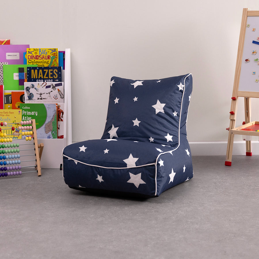 Eden Learning Star Print Lounger Bean Bag ED1SMILESTAR MB31714 2