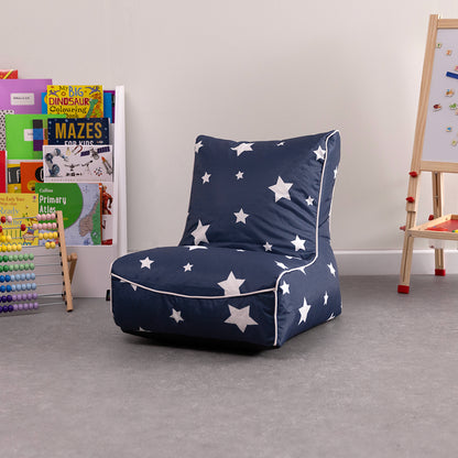 Eden Learning Star Print Lounger Bean Bag ED1SMILESTAR MB31714 2