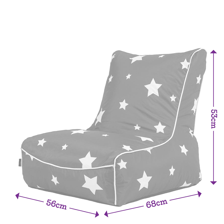 Eden Learning Star Print Lounger Bean Bag ED1SMILESTAR MB31714 3