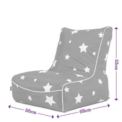 Eden Learning Star Print Lounger Bean Bag ED1SMILESTAR MB31714 3