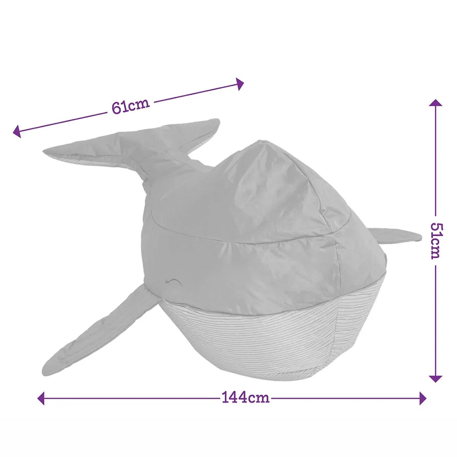Eden Learning Winston Whale Bean Bag ED1ZOOWHALEOD 87863 7