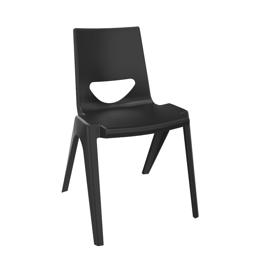 En One Chair One Piece Poly Black