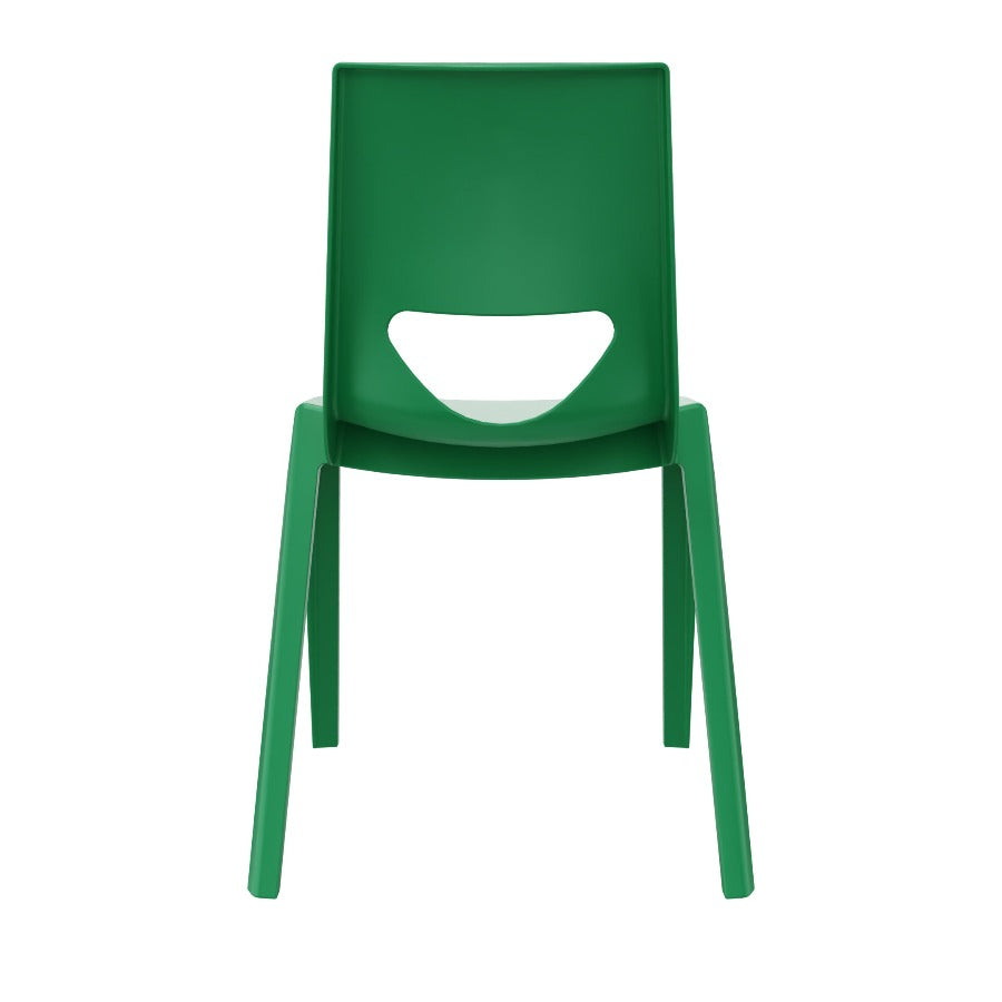 En One Chair One Piece Poly Green Back View