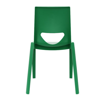 En One Chair One Piece Poly Green Back View