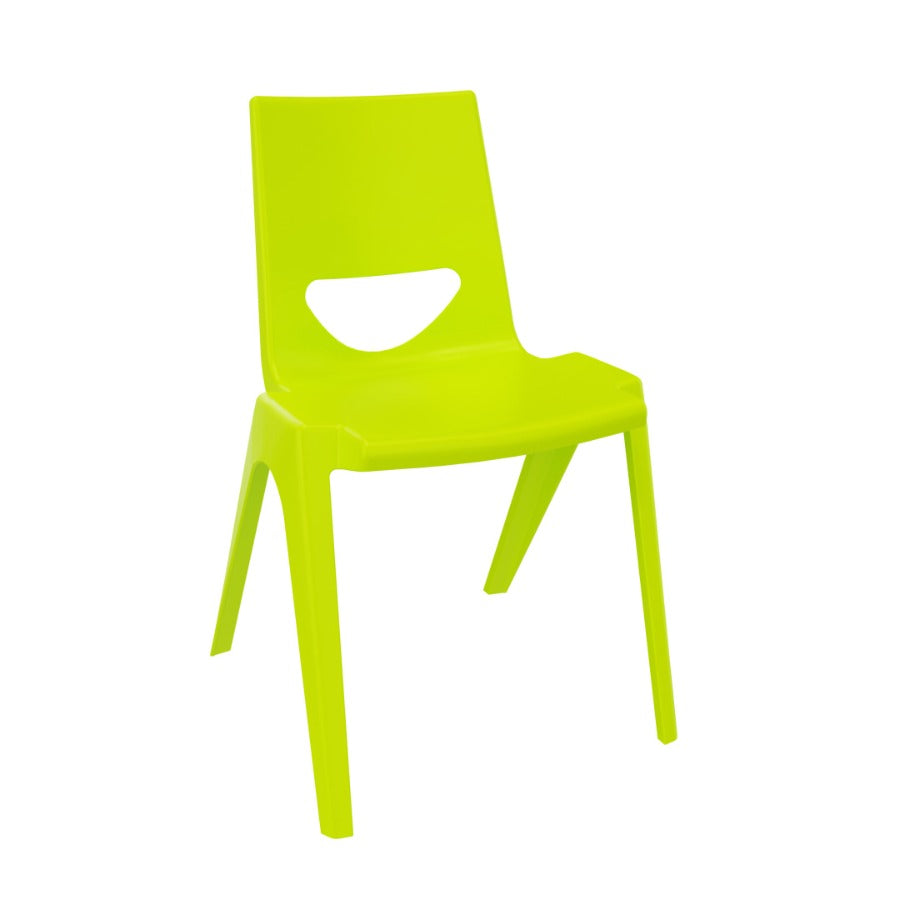 En One Chair One Piece Poly Lime Green