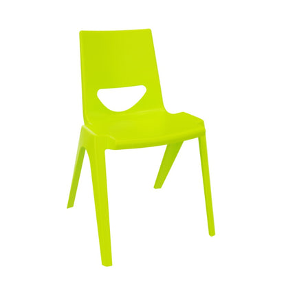 En One Chair One Piece Poly Lime Green