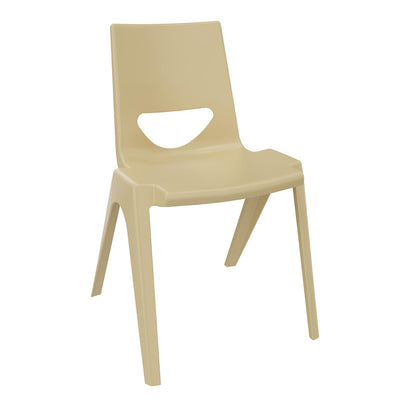 En One Chair One Piece Poly Oatmeal