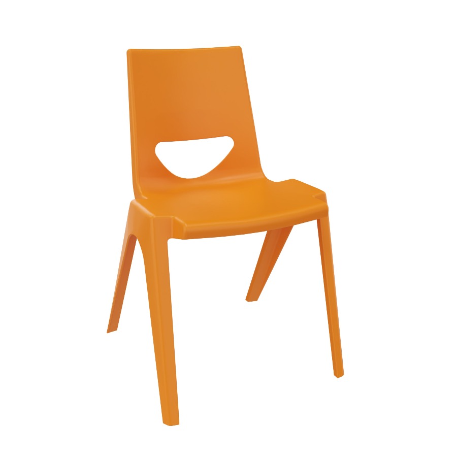 En One Chair One Piece Poly Orange