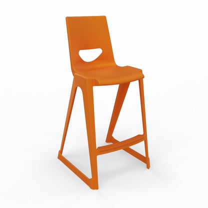 En One High Chair Poly Mandarin Orange