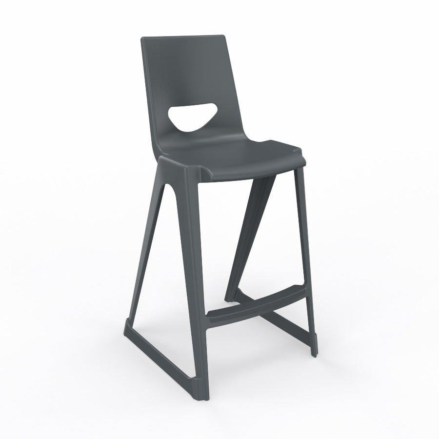 En One High Chair Poly Night Grey