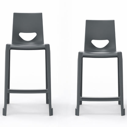En One High Chair Poly Night Grey SH685 & SH610mm