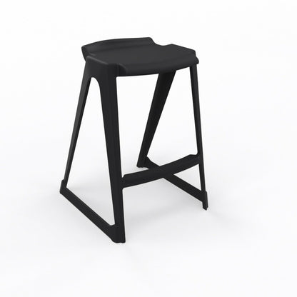 En One Stool Poly Black