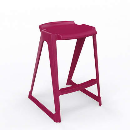En One Stool Poly Fuchsia