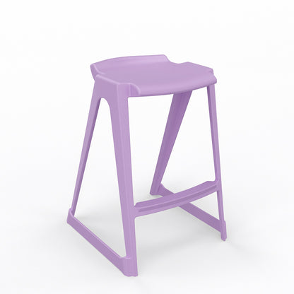 En One Stool Poly Lilac