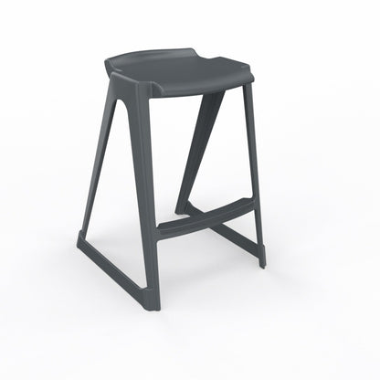 En One Stool Poly Night Grey