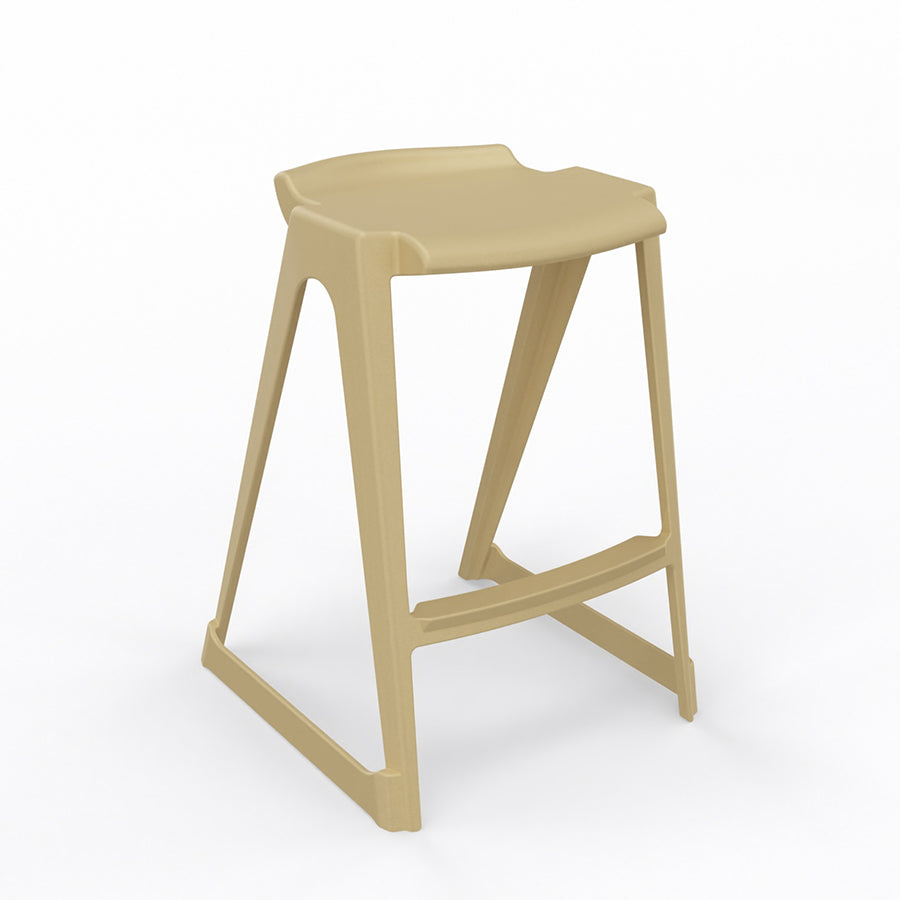 En One Stool Poly Oatmeal