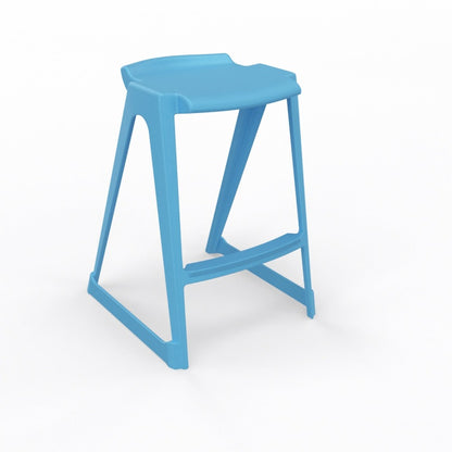En One Stool Poly Sky Blue