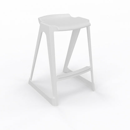 En One Stool Poly White