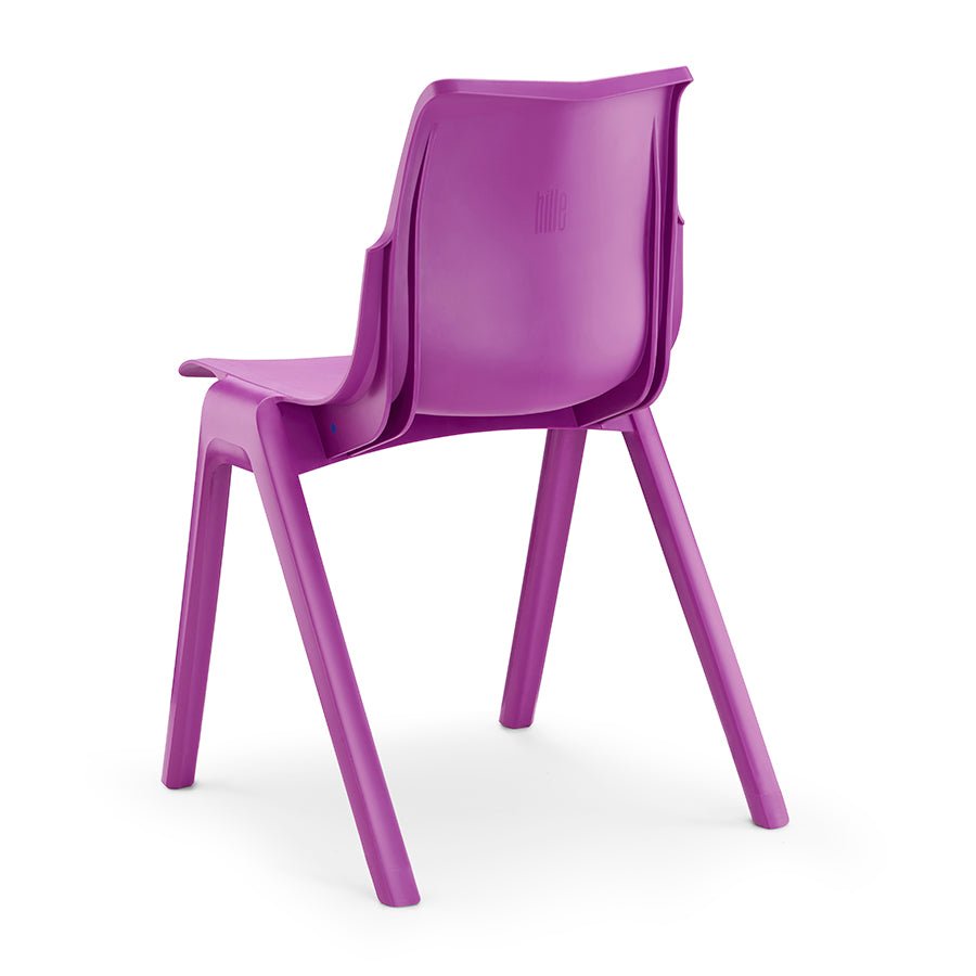 ErgoStak Poly Chair Purple Back View