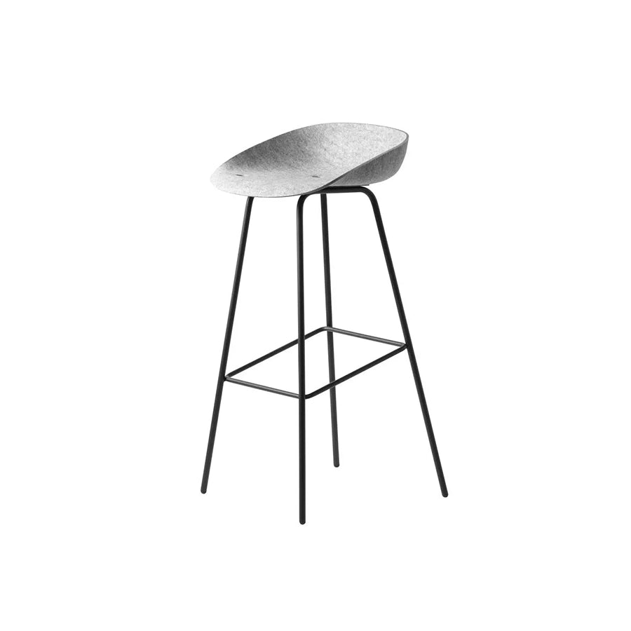 Felt High Metal Wire Frame Barstool