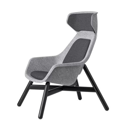 Felt Relax Wooden Frame Chair