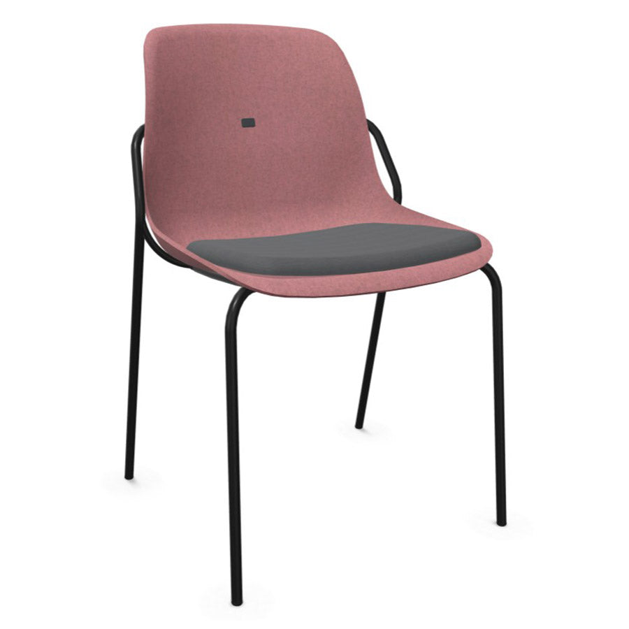 Felt Fine Chair with Upholstered Seat