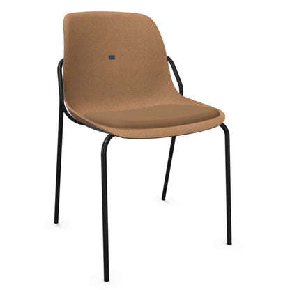 Felt Fine Chair with Upholstered Seat