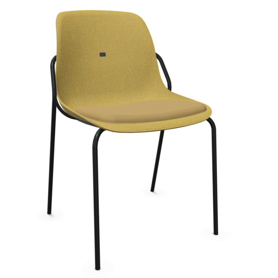 Felt Fine Chair with Upholstered Seat
