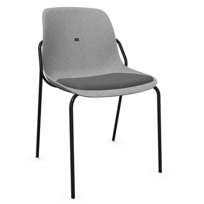 Felt Fine Chair with Upholstered Seat