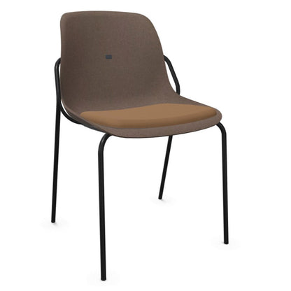 Felt Fine Chair with Upholstered Seat