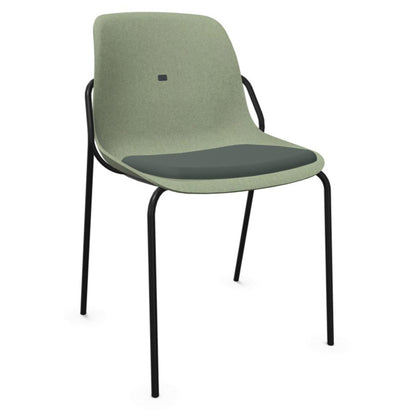 Felt Fine Chair with Upholstered Seat