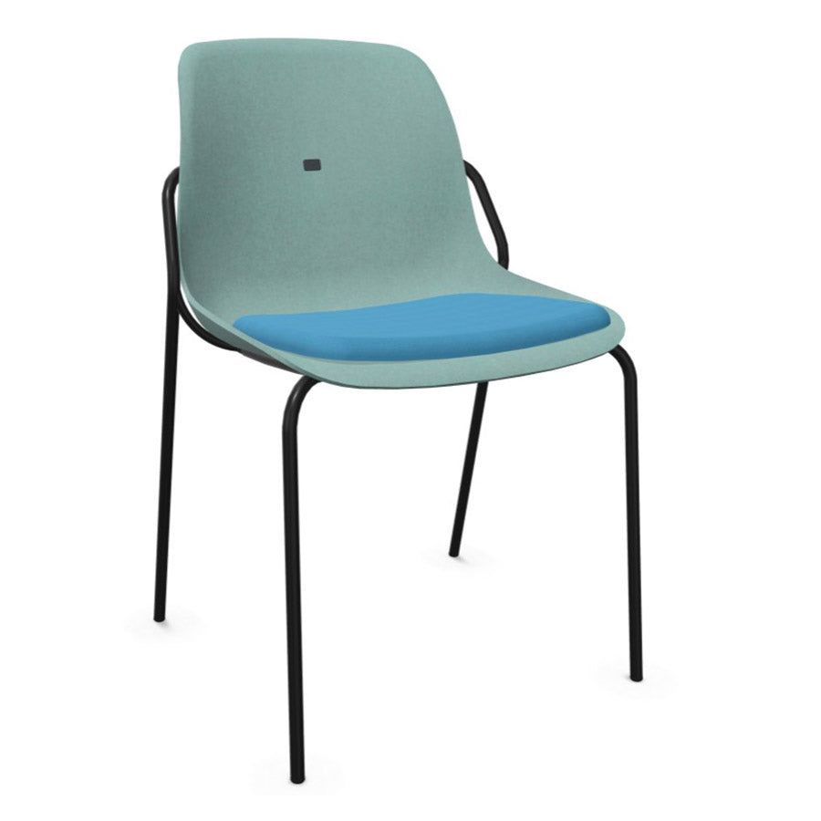 Felt Fine Chair with Upholstered Seat