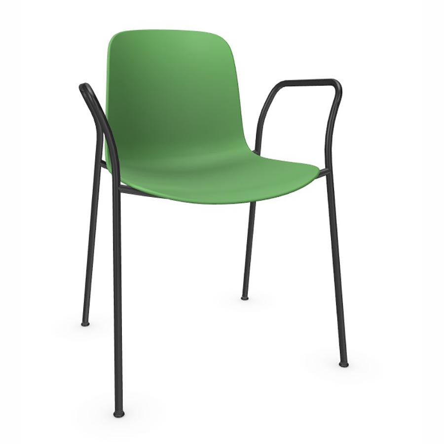 Flux 4 Leg Stacking Chair with Arms