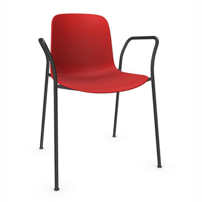 Flux 4 Leg Stacking Chair with Arms